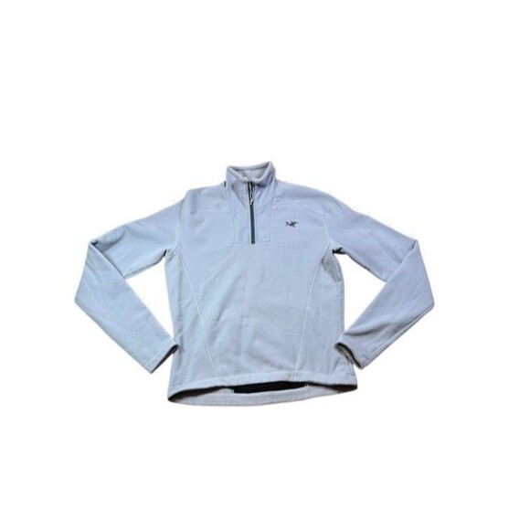 Vtg ARC'TERYX Blue Polartec FLEECE 1/4 Zip Size Large Hiking Gorp Unisex - READ - Picture 1 of 8